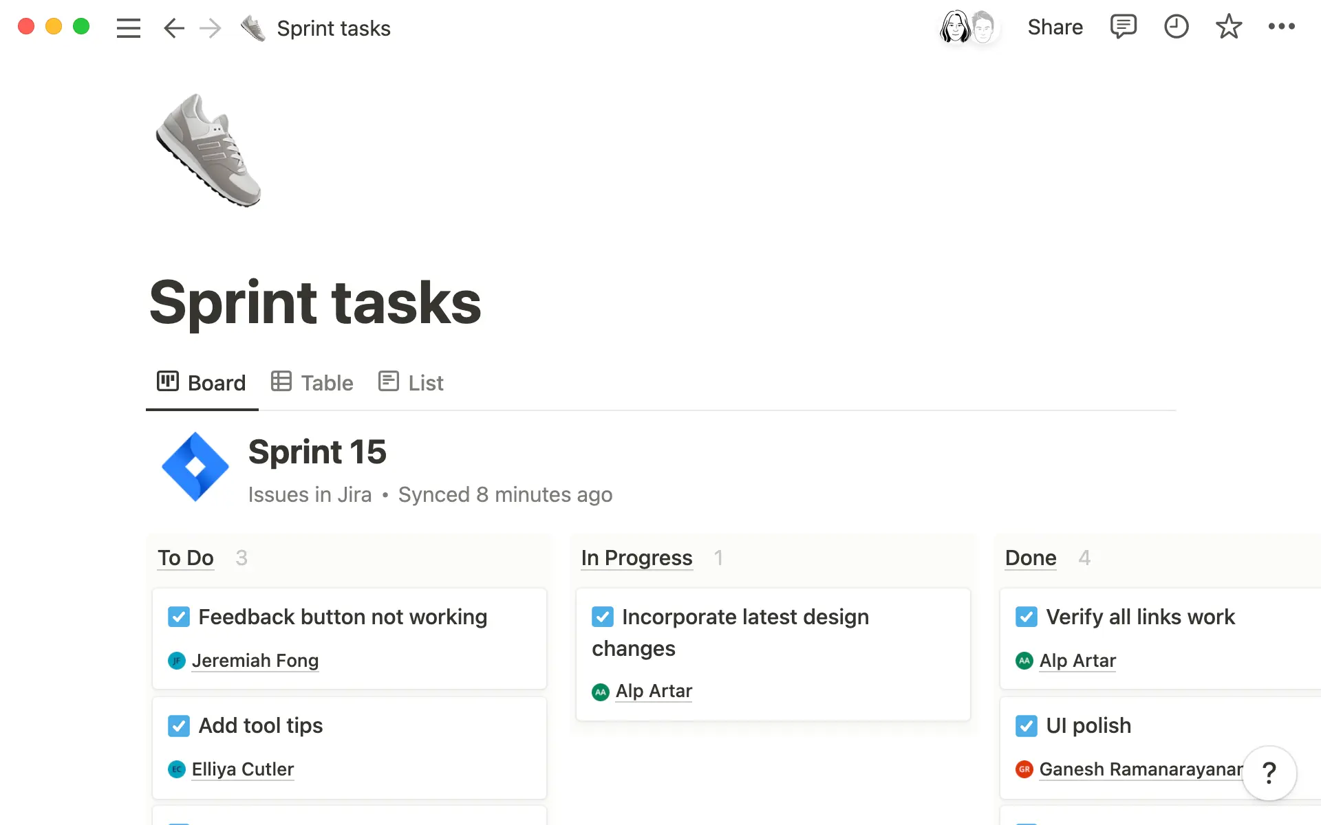 Database sync hero