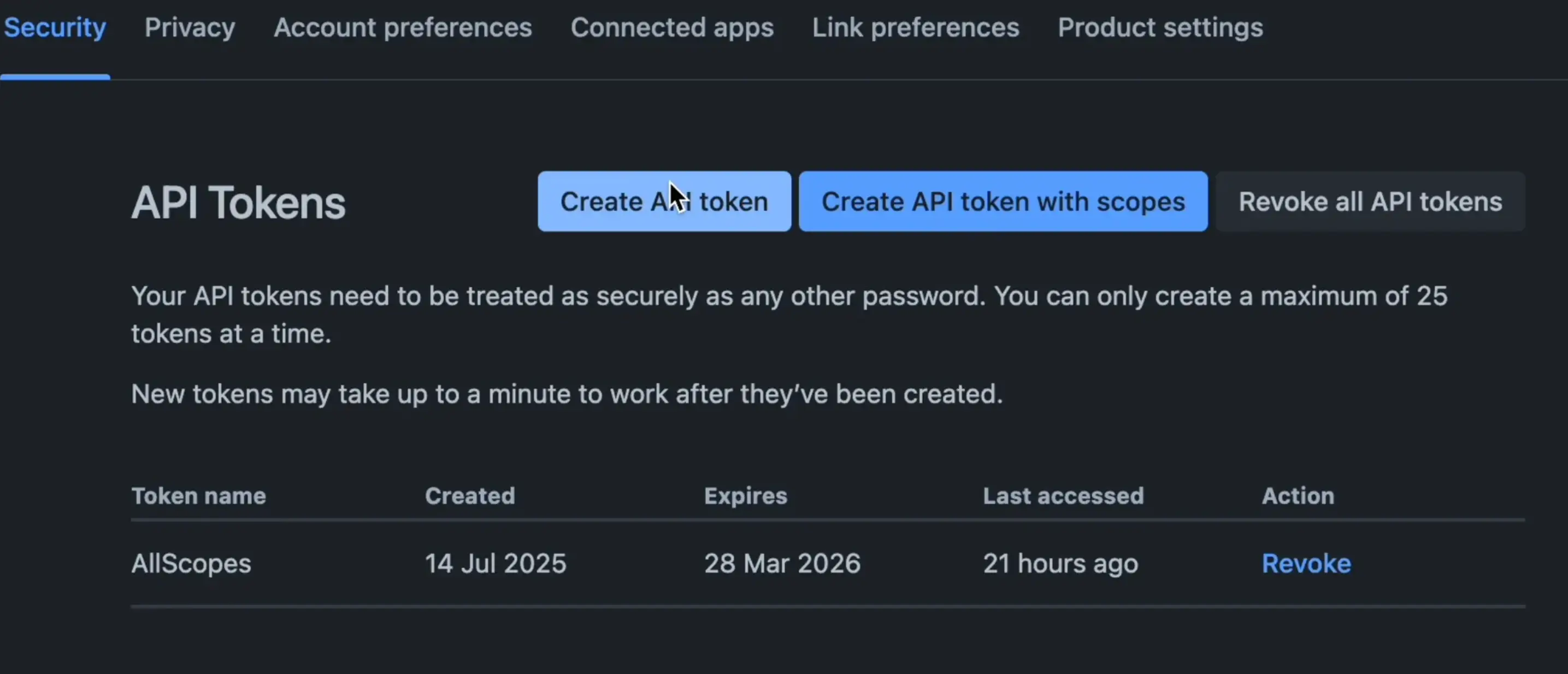 aide : créer un jeton d’API Jira